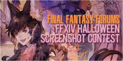 2019 Halloween FFXIV Screenshot Contest Event Banner