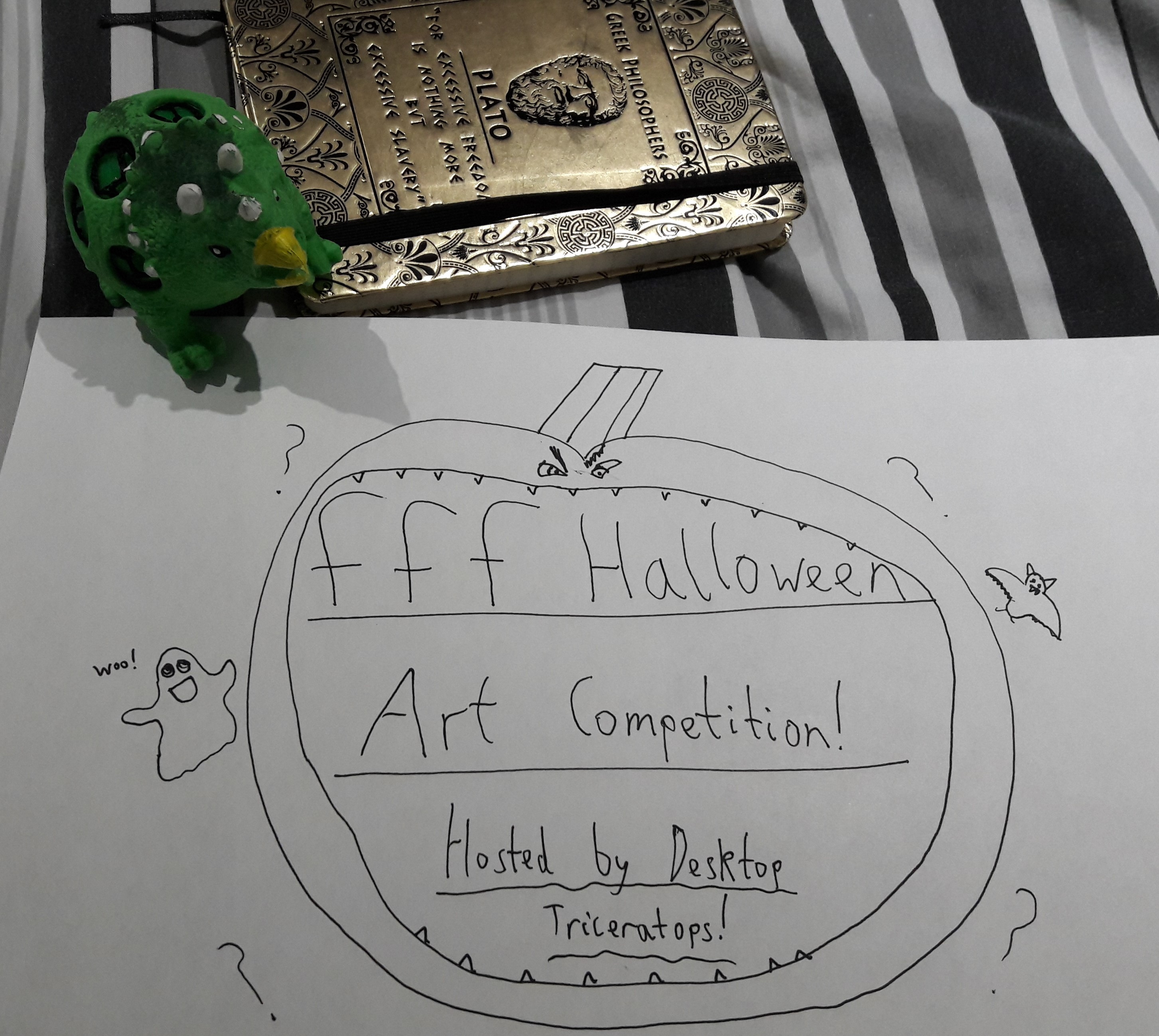 2020 Halloween Art Competition Banner
