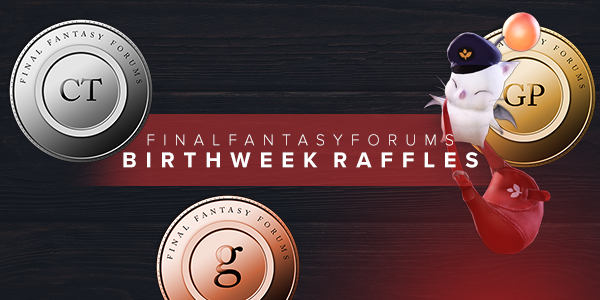 Final Fantasy Forums Birthweek Raffles Event Banner